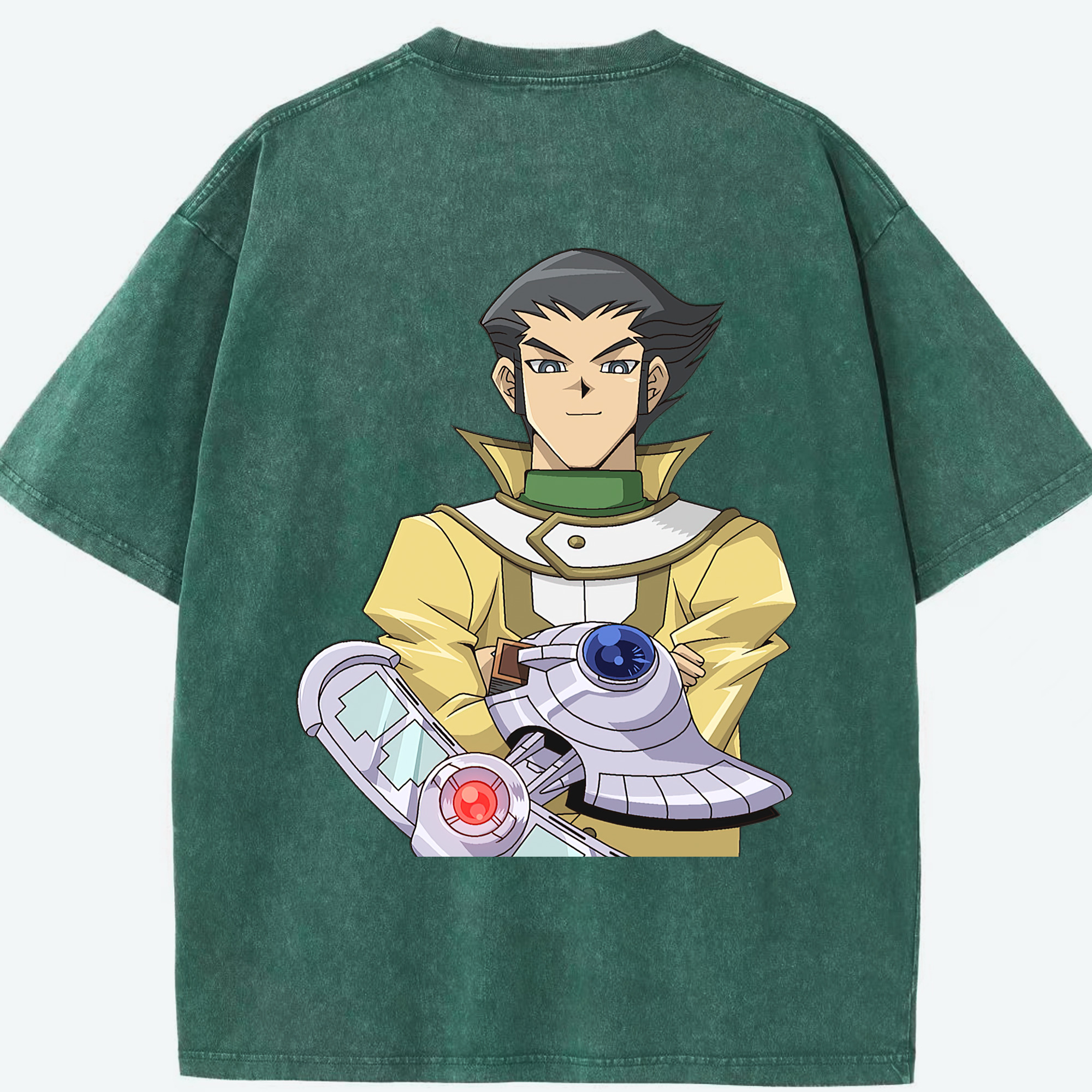 （画像用） 遊☆戯☆王 Yu-Gi-Oh! 綿100% ヴィンテージ風 半袖Tシャツ（背面プリント）
